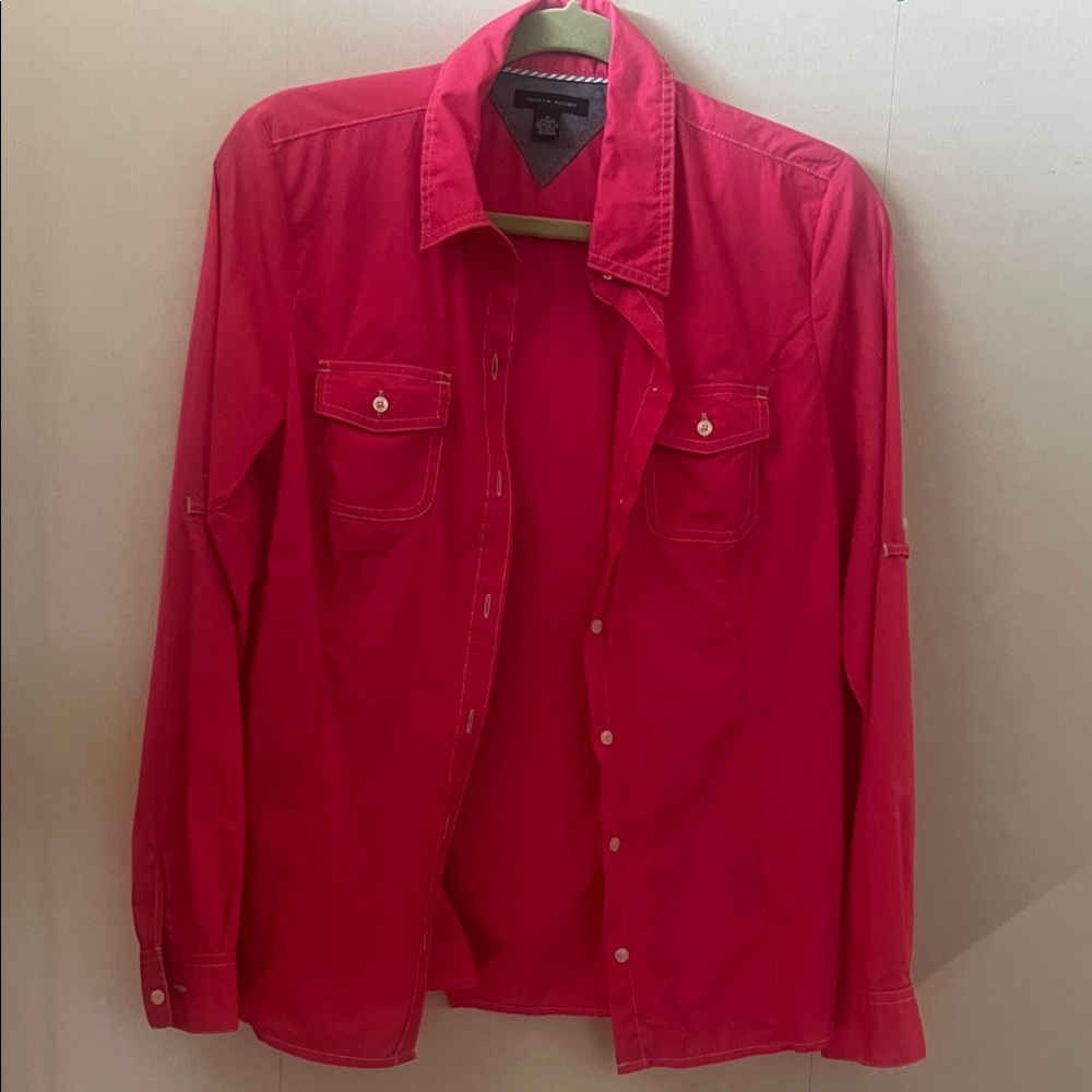 Tommy Hilfiger Pink Button-Up Shirt